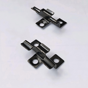stainless steel / plastic clip